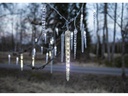 Star Trading LED-Lichtervorhang Gelido Eiszapfen, 24 LED, 7 m