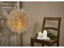 Star Trading Leuchtdekoration Stern Dis, Beige, Ø 50 cm