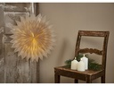 Star Trading Leuchtdekoration Stern Dis, Beige, Ø 50 cm