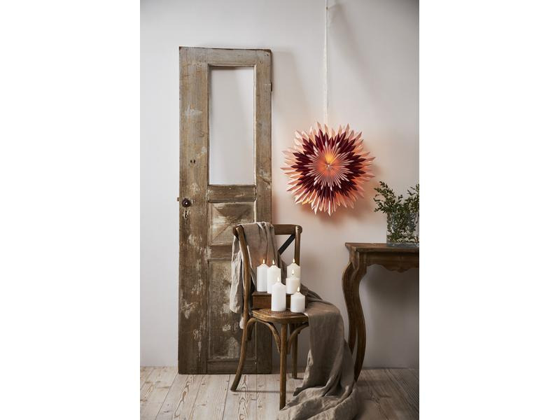 Star Trading Leuchtdekoration Stern Ice, Pink, Ø 50 cm