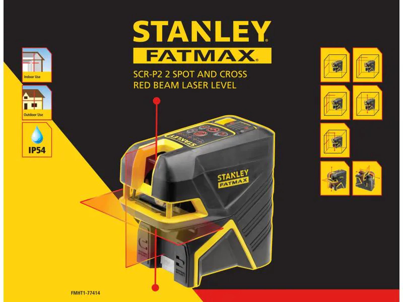 Stanley Fatmax Kreuzlinien-Laser FatMax FMHT1 50 m