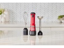 BLACK+DECKER Stabmixer BCKM1016KSR-QW Rot, 7-teilig