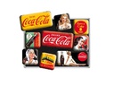 Nostalgic Art Magnet-Set Coca-Cola 9 Stück, Mehrfarbig