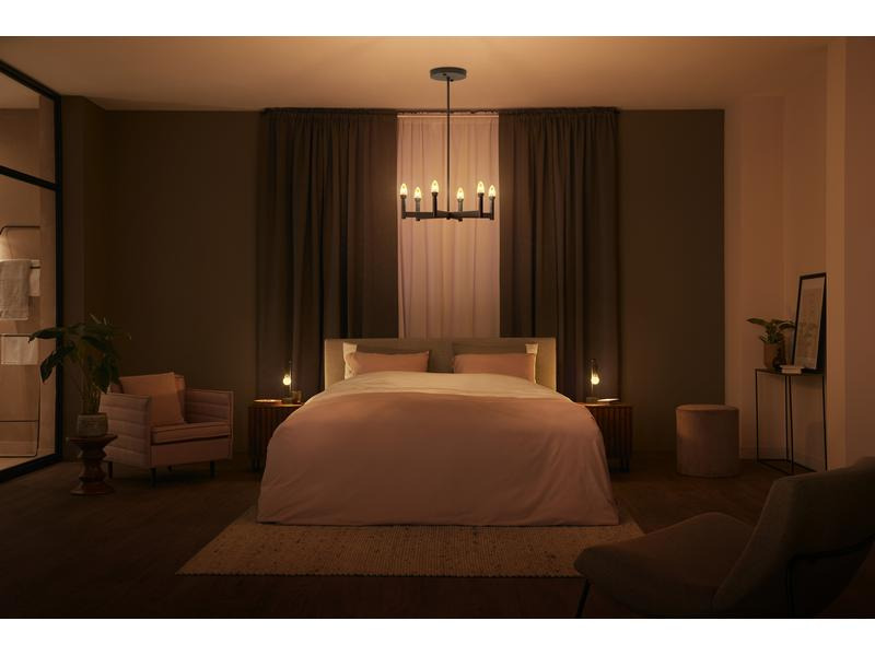 Philips Hue Leuchtmittel White Ambiance, 4.6 W, E14, Filament