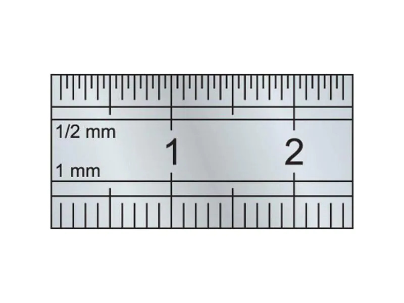 Kraftwerk Stahl-Massstab 30 cm