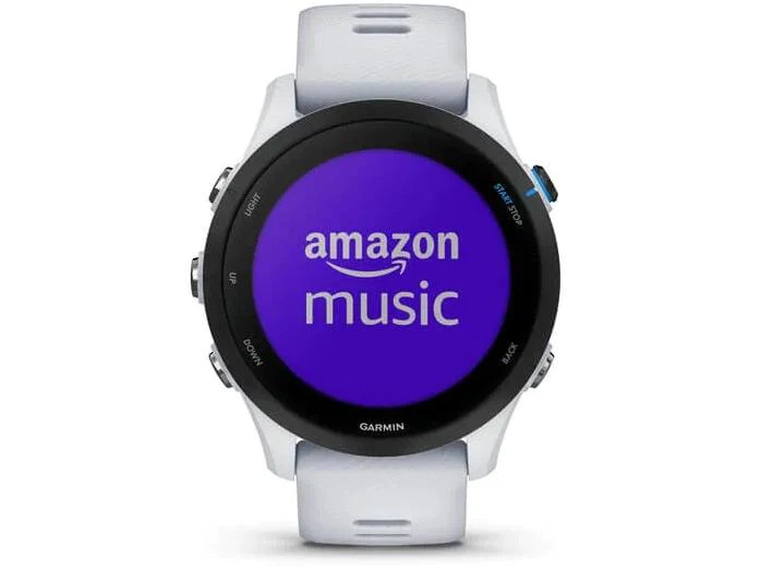 GARMIN GPS-Sportuhr Forerunner 255 Music Weiss/Weiss