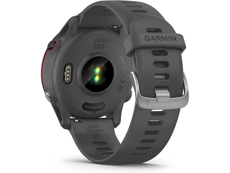 GARMIN GPS-Sportuhr Forerunner 255 S Basic Dunkelgrau/Dunkelgrau