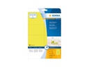 HERMA Universal-Etiketten 9.91 x 6.77 cm, 160 Etiketten, Neon-Gelb