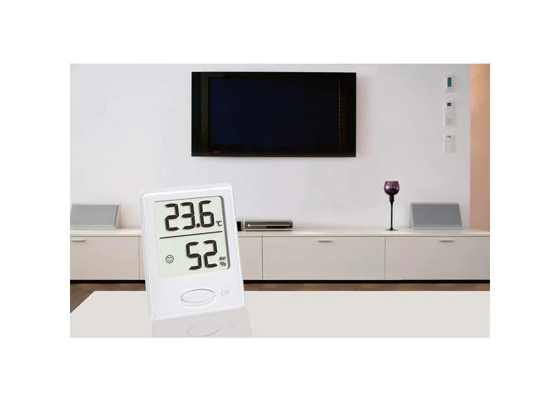 TFA Dostmann Thermo-/Hygrometer Digital Weiss
