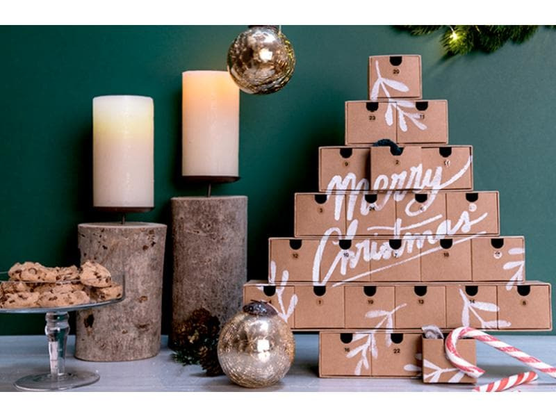 Rico Design Adventskalender Pappmachee 24 Boxen