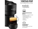 De'Longhi Kaffeemaschine Nespresso Vertuo Pop Liquorice Black