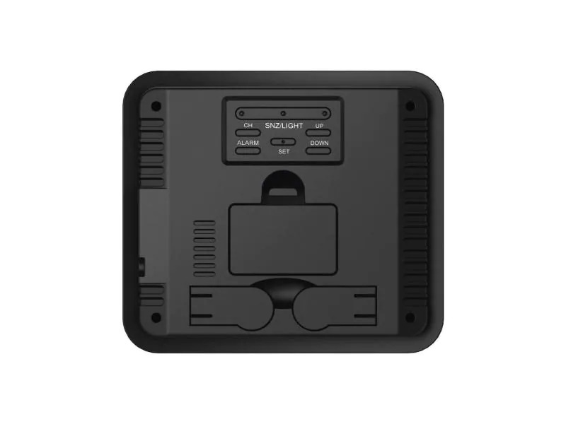 Hama Wetterstation Premium mit LED-Farbdisplay Schwarz