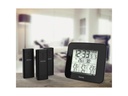 Hama Wetterstation Premium mit LED-Farbdisplay Schwarz