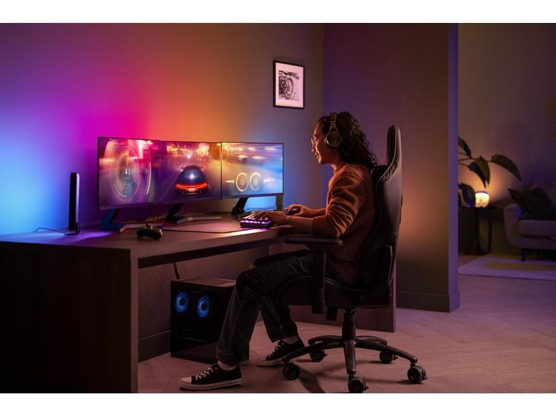 Philips Hue Play Gradient PC Lightstrip, 24&quot;/27&quot;, 3er-Set