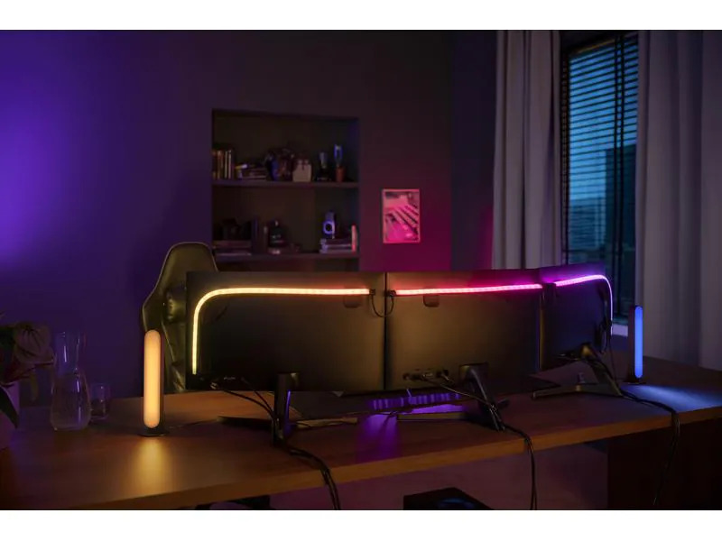 Philips Hue Play Gradient PC Lightstrip, 24&quot;/27&quot;, 3er-Set