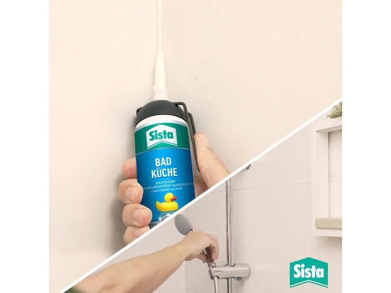 Sista Dichtmasse Bad &amp; Küche 100 ml, Weiss