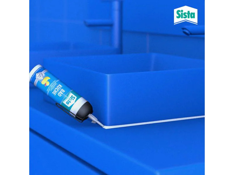 Sista Dichtmasse Bad &amp; Küche 100 ml, Weiss
