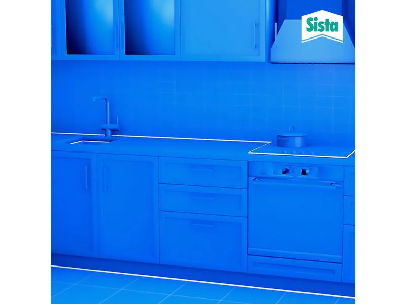 Sista Dichtmasse Bad &amp; Küche 280 ml, Transparent