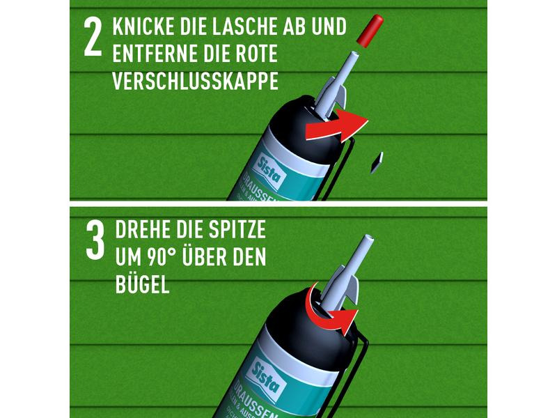 Sista Dichtmasse Draussen Füllen &amp; Ausbessern 100 ml, Transparent