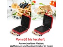 ADE Waffeleisen Weiss