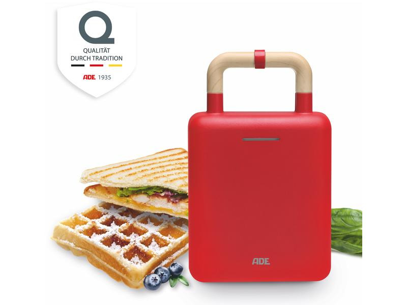 ADE Waffeleisen Weiss
