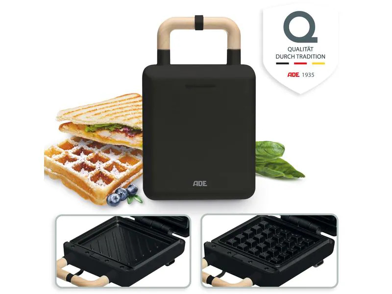 ADE Waffeleisen Weiss
