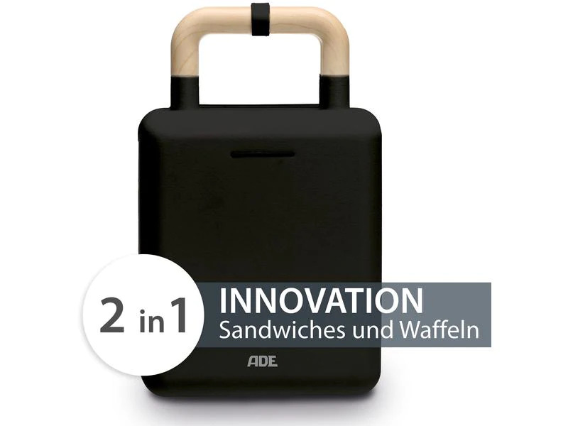 ADE Waffeleisen Weiss