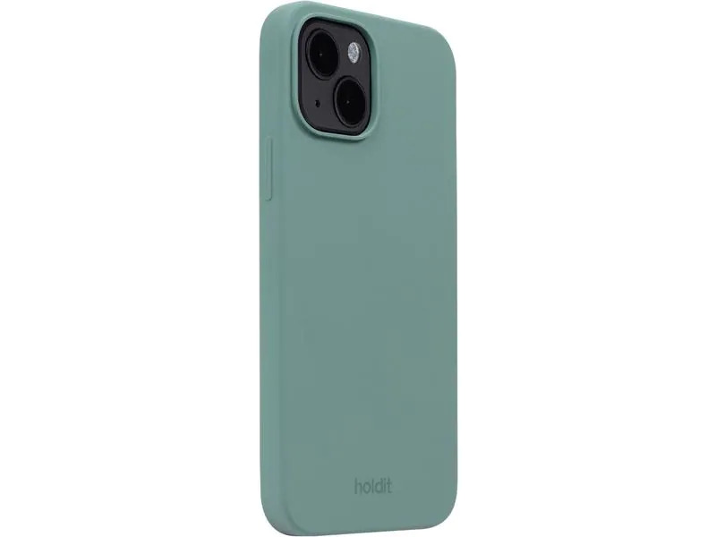 Holdit Back Cover Silicone iPhone 14 Grün