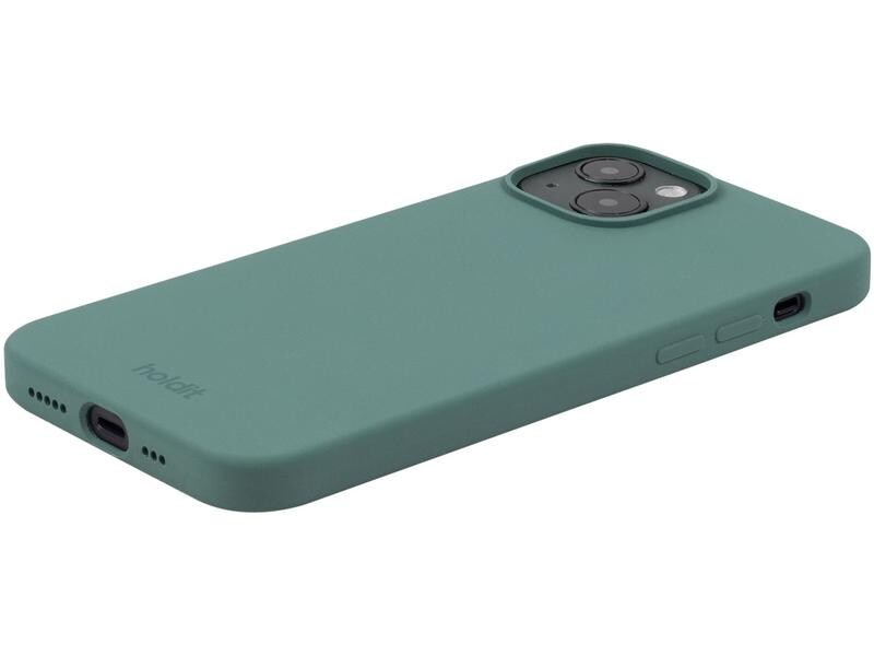 Holdit Back Cover Silicone iPhone 14 Grün