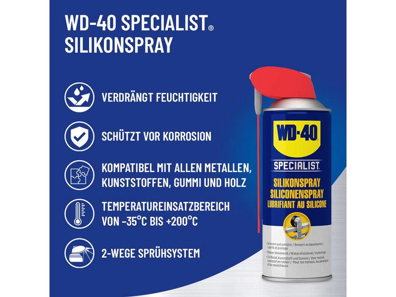 WD-40 Silikonspray SPECIALIST Smart Straw 400 ml