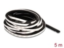 Delock Bürstenstreifen selbstklebend schwarz, 10mm - 5m