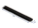 Delock Bürstenstreifen selbstklebend schwarz, 10mm - 5m