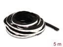 Delock Bürstenstreifen selbstklebend schwarz, 15mm - 5m