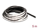 Delock Bürstenstreifen selbstklebend schwarz, 5mm - 5m