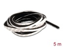 Delock Bürstenstreifen selbstklebend schwarz, 8mm - 5m