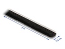 Delock Bürstenstreifen selbstklebend schwarz, 8mm - 5m