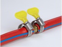Delock Schlauchschellen-Set 60-80 mm, Gelb 10 Stück