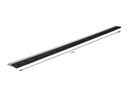 Delock Türdichtschiene Alu-Profil Gerade, 1 m x 40 mm