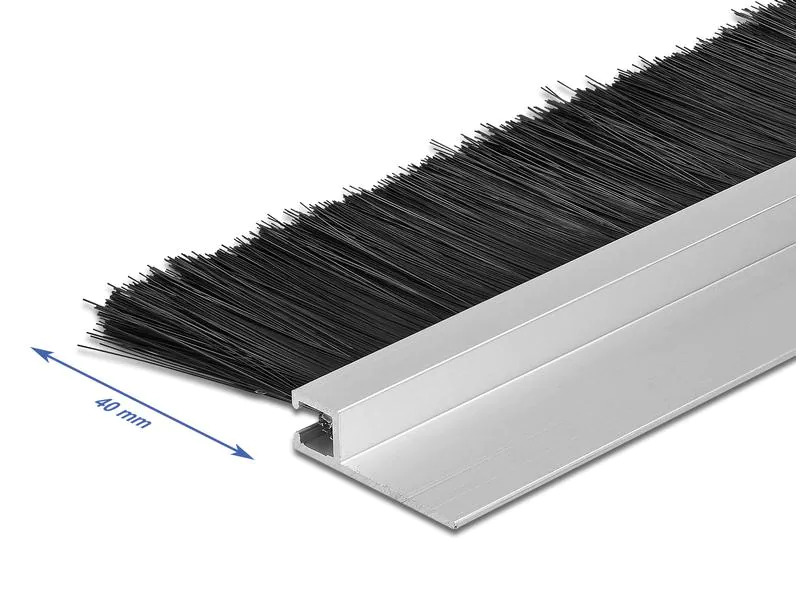 Delock Türdichtschiene Alu-Profil Gerade, 1 m x 40 mm
