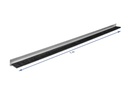 Delock Türdichtschiene Alu-Profil Gewinkelt, 1 m x 40 mm