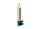 Lumix LED Baumkerze SuperLight Flame, Gold, 12er-Starter Set
