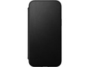 Nomad Book Cover Modern Leather Folio iPhone 14 Plus Schwarz
