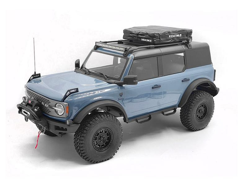 RC4WD Modellbau-Dachträgerreling mit Zelt TRX-4 21 Bronco, Schwarz