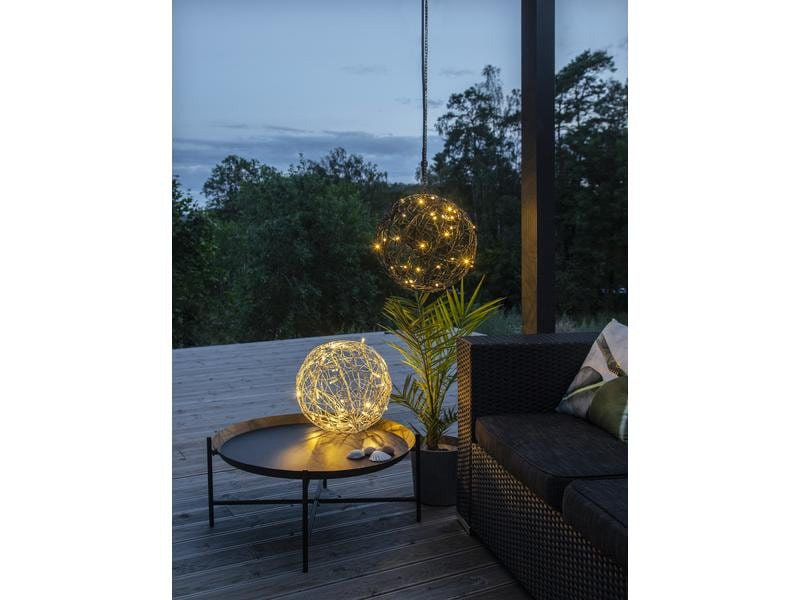 Star Trading System LED Kugel 35 cm Ø, Schwarz