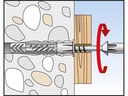 Fischer Universaldübel  UX 8 x 50 R S mit Rand, 5 Stück