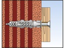 Fischer Universaldübel  UX 8 x 50 R S mit Rand, 5 Stück