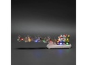 Konstsmide LED-Dekoration Schneemann mit Schlitten, 38 cm