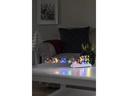 Konstsmide LED-Dekoration Schneemann mit Schlitten, 38 cm