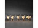 Konstsmide LED-Figur Acryl Elch, 5er Set