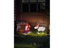 Konstsmide LED-Figur Acryl Santa mit Rentier, 40 LED